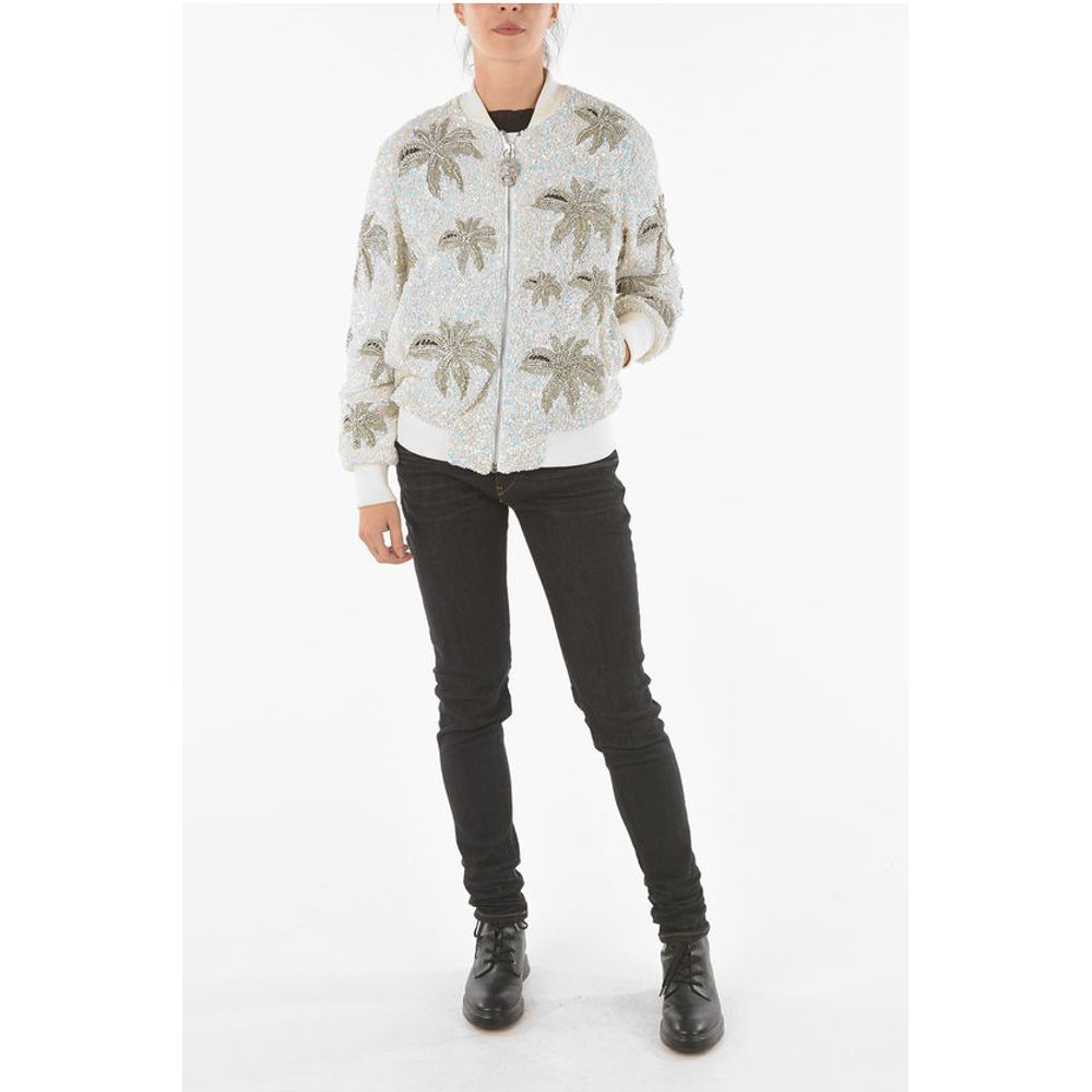COUTURE All-Over Sequine and Crystal ALOHA PLEIN Bomber Jack