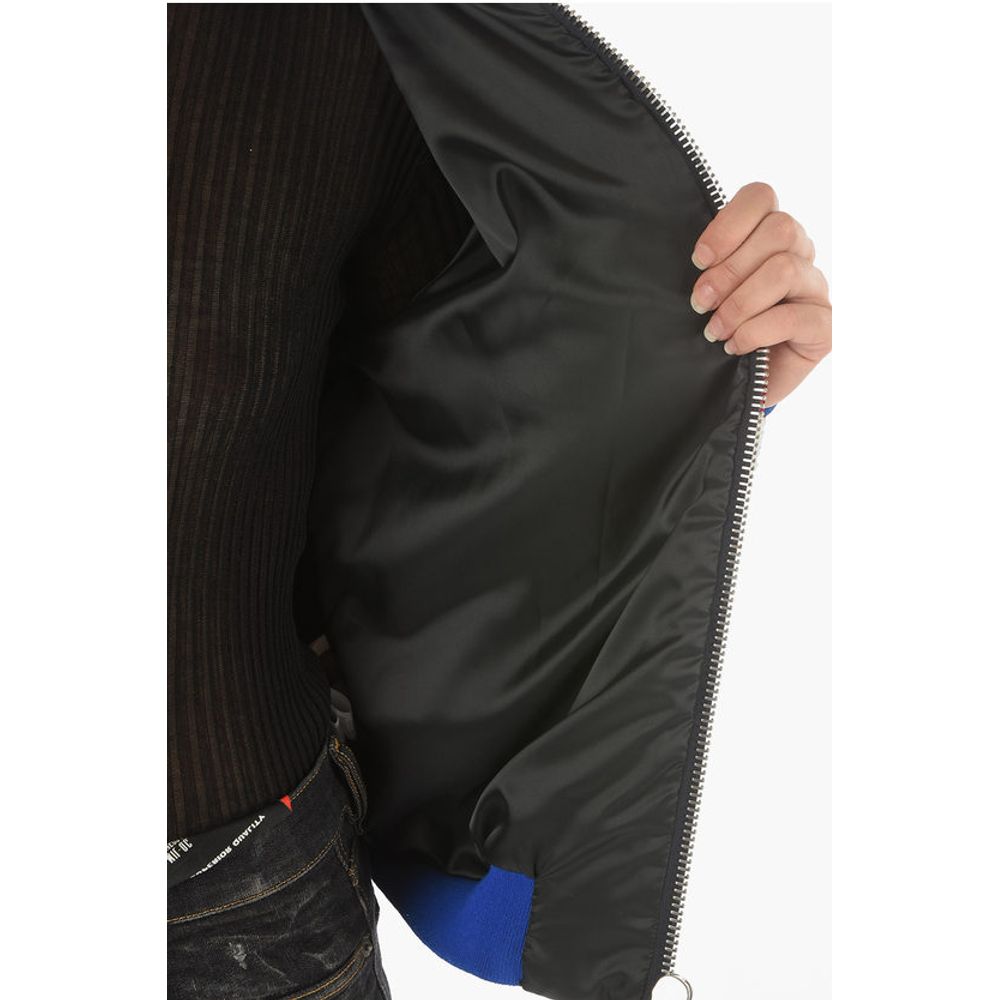 COUTURE All-Over Sequine and Crystal AMERICA Bomber Jacket