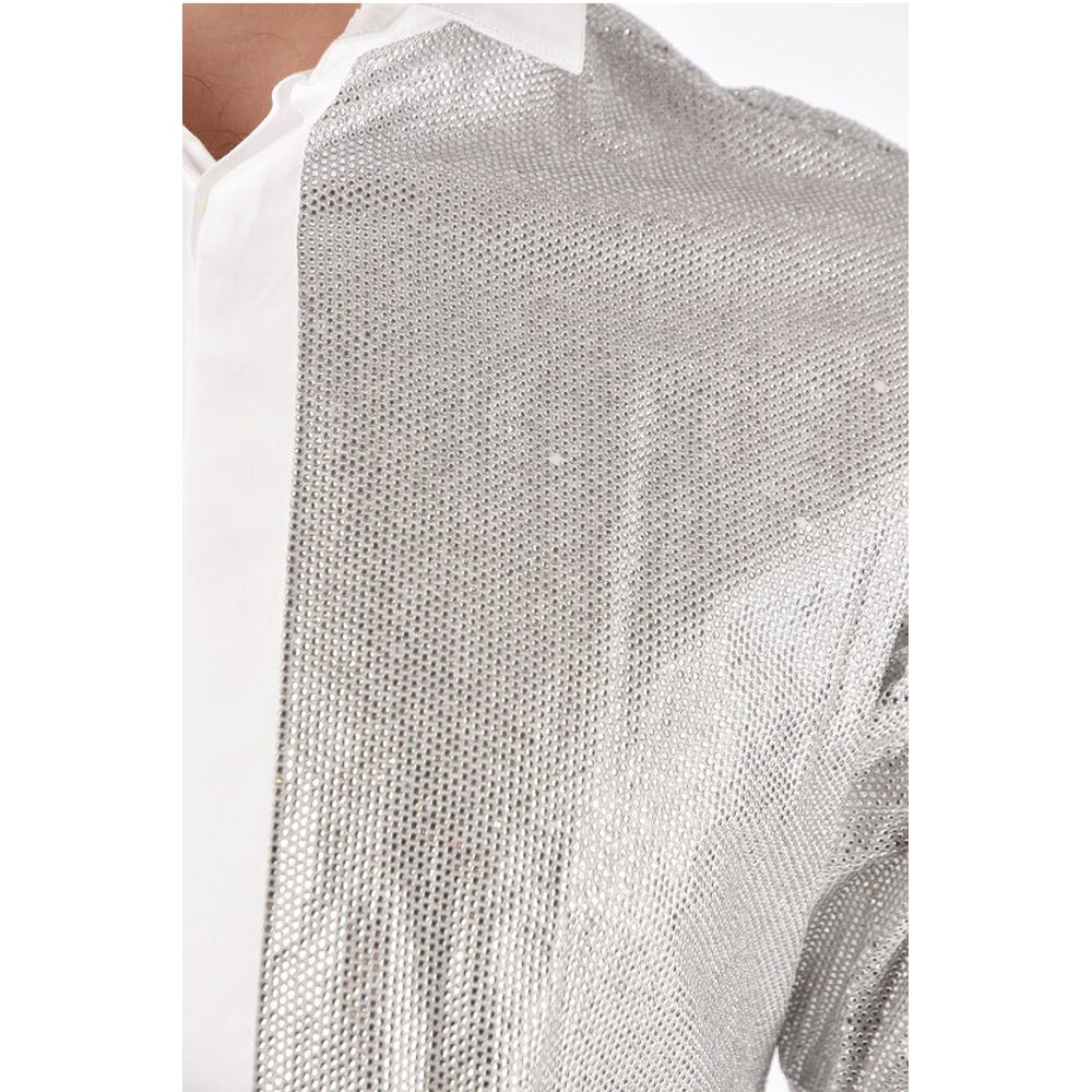 DIAMOND CUT Jewel Shirt with Spread Collar