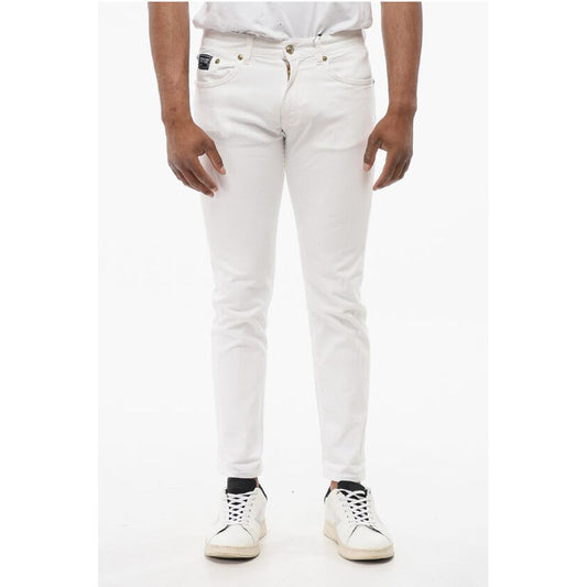 JEANS COUTURE Skinny Fit Denims with Belt Loops 14cm