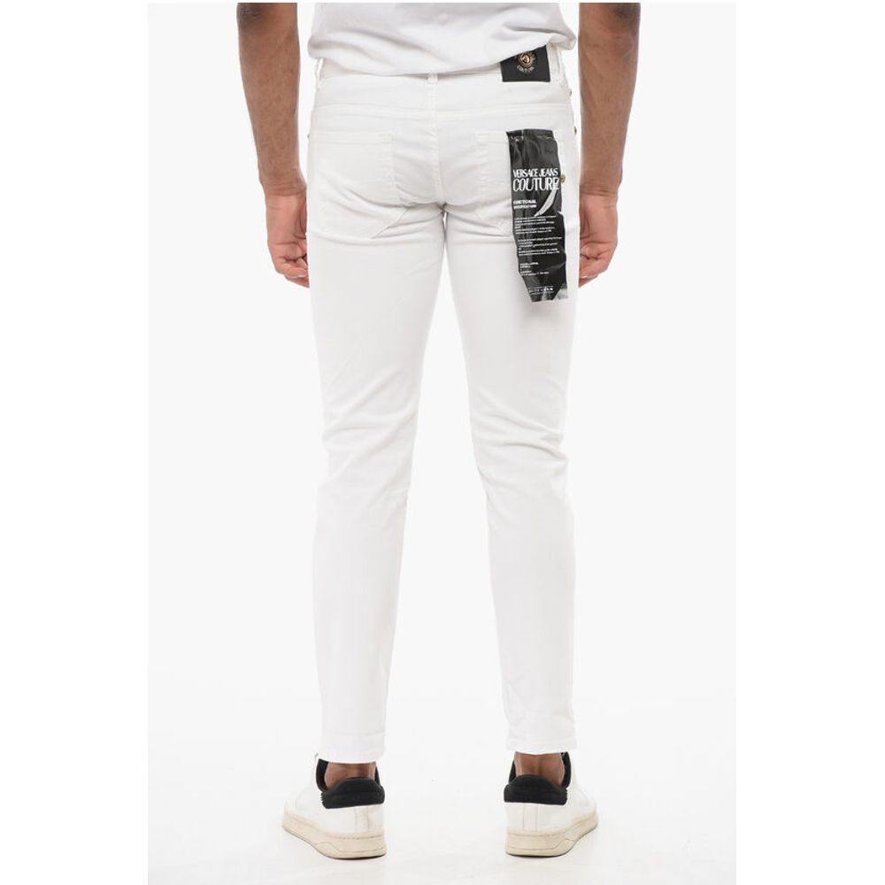 JEANS COUTURE Skinny Fit Denims with Belt Loops 14cm