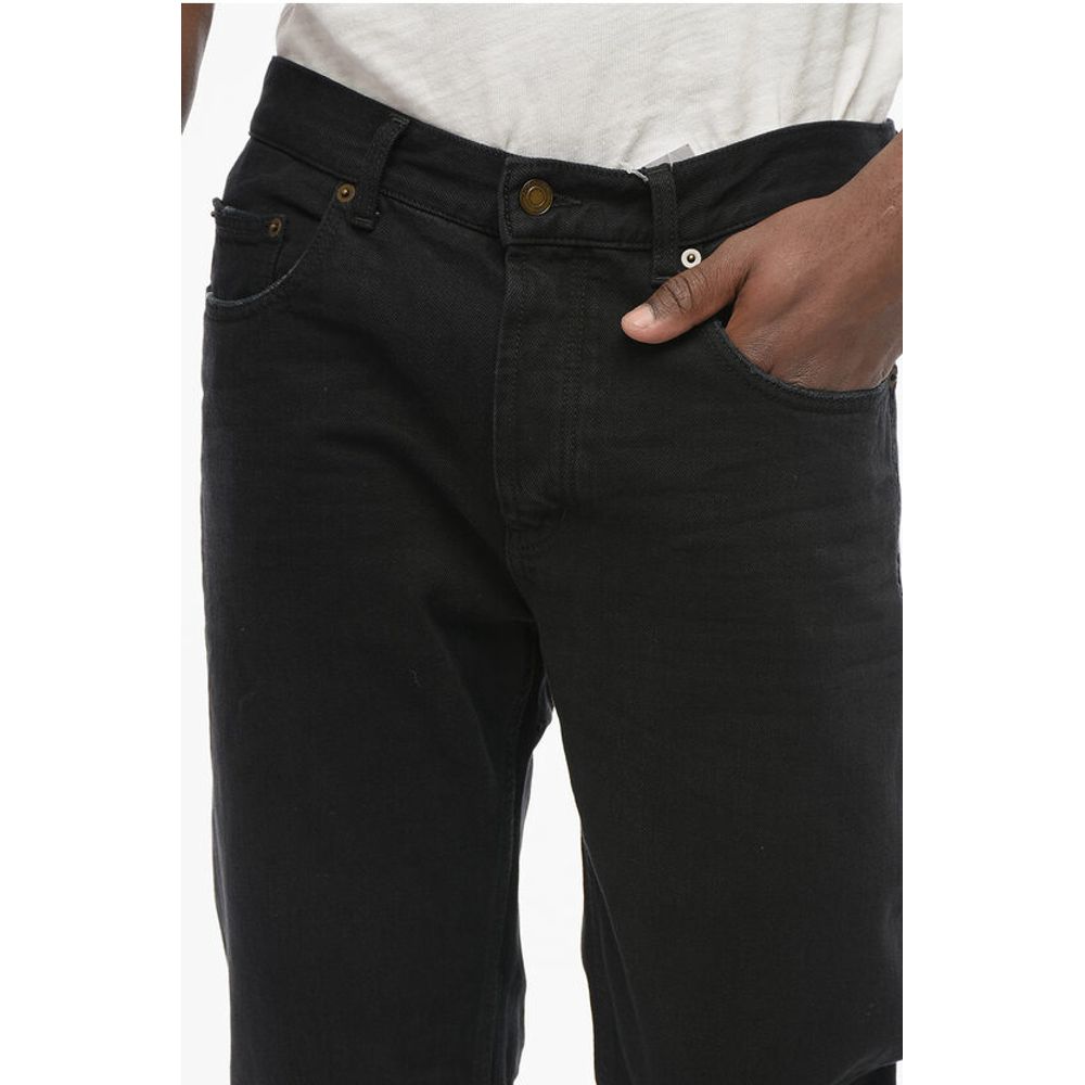 5-Pocket Skinny Fit Denims with Belt Loops 18cm