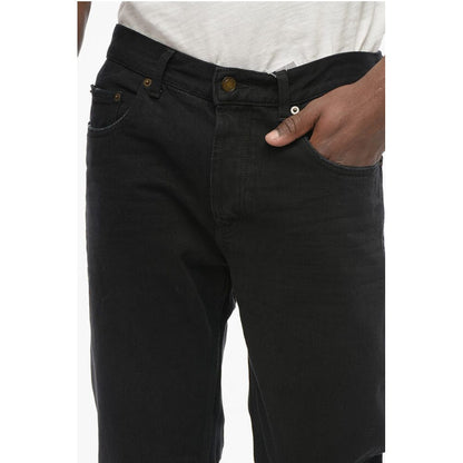 5-Pocket Skinny Fit Denims with Belt Loops 18cm