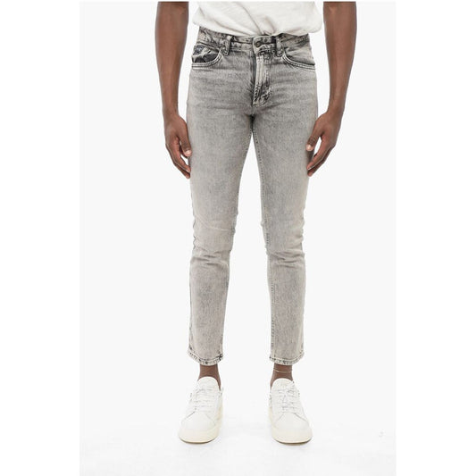 JEANS COUTURE Stone Washed Skinny Fit Denims 14cm