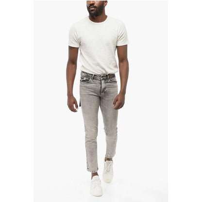 JEANS COUTURE Stone Washed Skinny Fit Denims 14cm