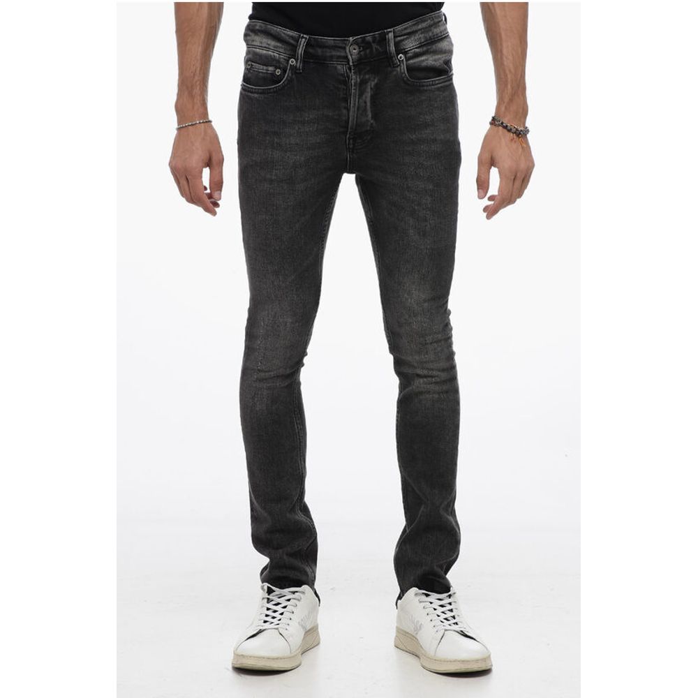 Dark Washed Skinny Fit Jeans 15cm