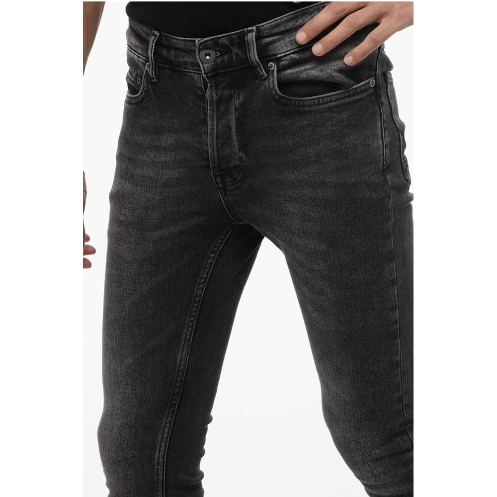 Dark Washed Skinny Fit Jeans 15cm