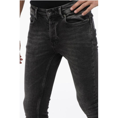 Dark Washed Skinny Fit Jeans 15cm