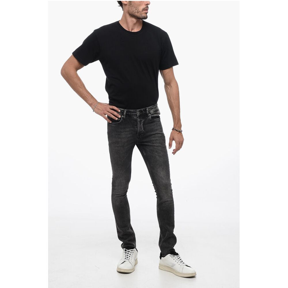 Dark Washed Skinny Fit Jeans 15cm