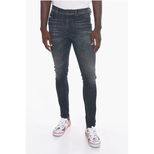 D-AMNY High-waisted Denims with Skinny-fit 15cm