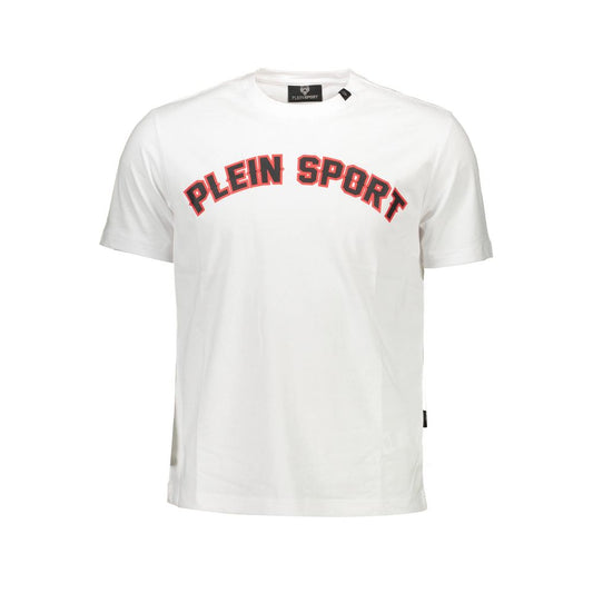Camiseta blanca de algodón para hombre