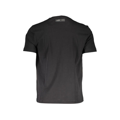 Camiseta negra de algodón para hombre