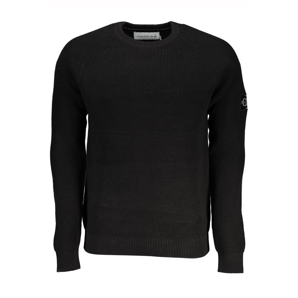 Elegante jersey de algodón orgánico con cuello redondo