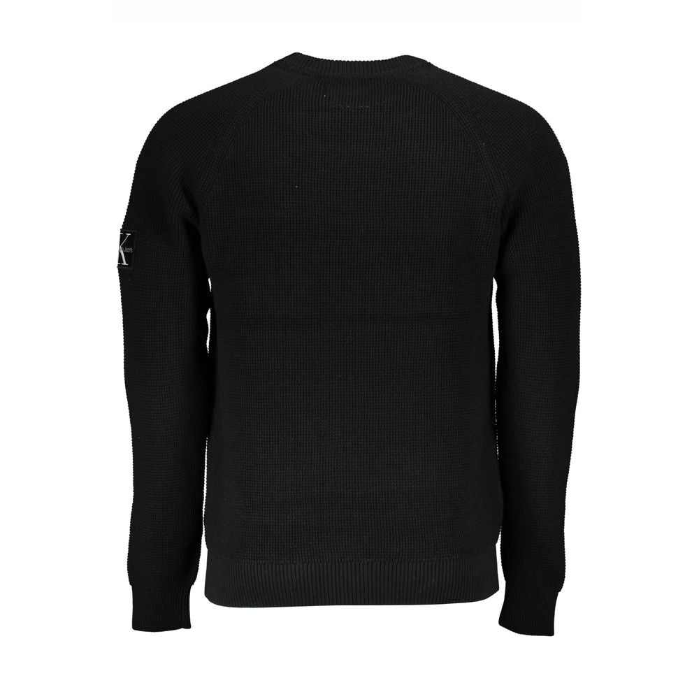Elegante jersey de algodón orgánico con cuello redondo