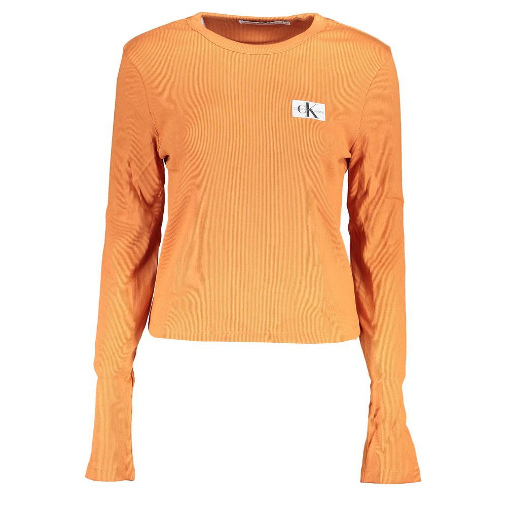 Tops y camisetas de algodón naranja