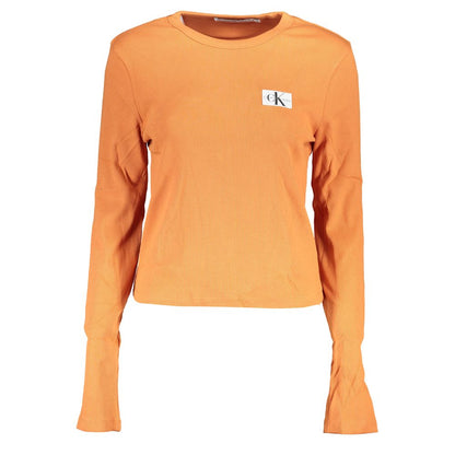 Tops y camisetas de algodón naranja