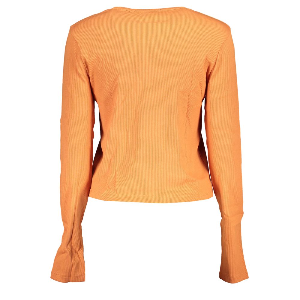 Tops y camisetas de algodón naranja