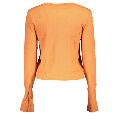 Tops y camisetas de algodón naranja