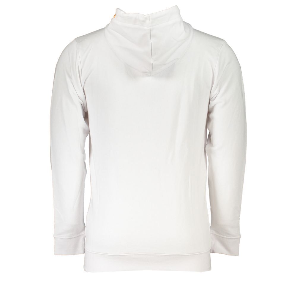 Sudadera con capucha de algodón blanco para hombre