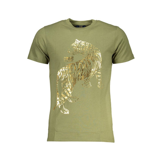 Camiseta verde de algodón