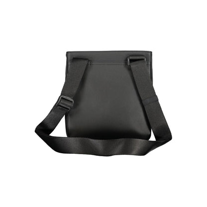 Bolso bandolera de polietileno negro