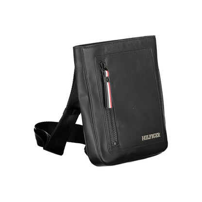Bolso bandolera de polietileno negro