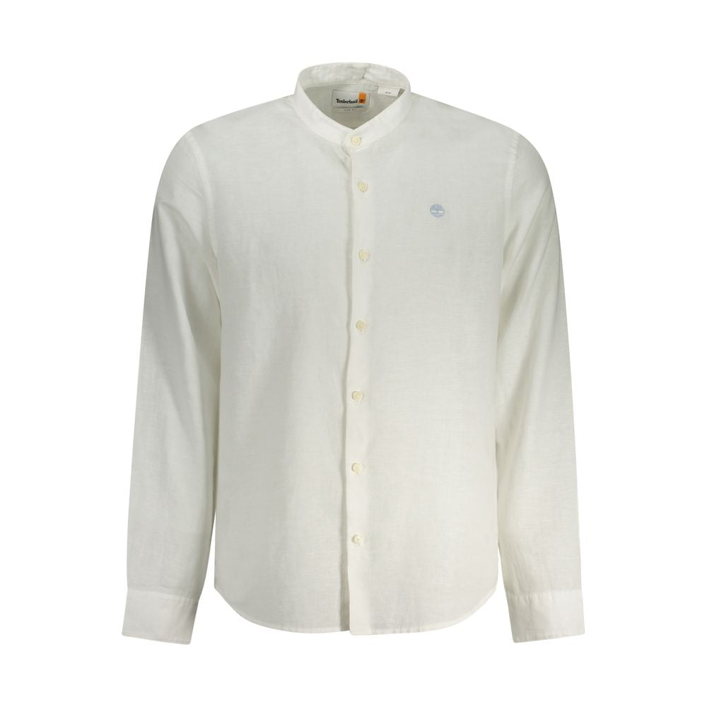 Camisa blanca de algodón