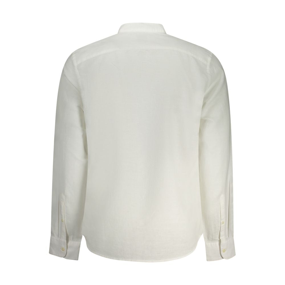 Camisa blanca de algodón