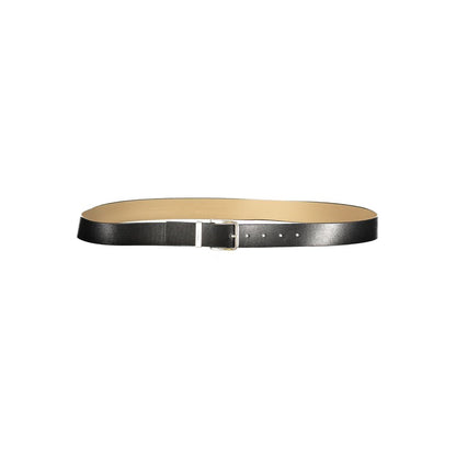 Black Leather Mens Belt