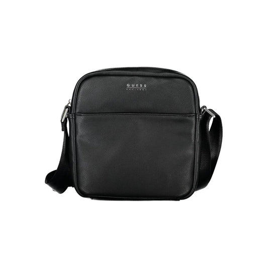 Black Polyethylene Shoulder Bag