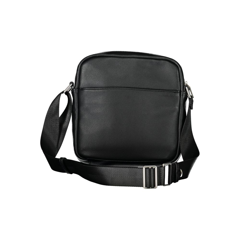Black Polyethylene Shoulder Bag
