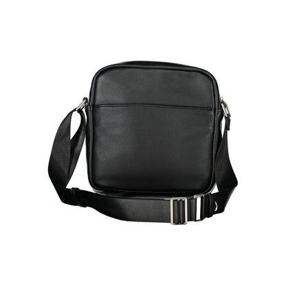 Black Polyethylene Shoulder Bag