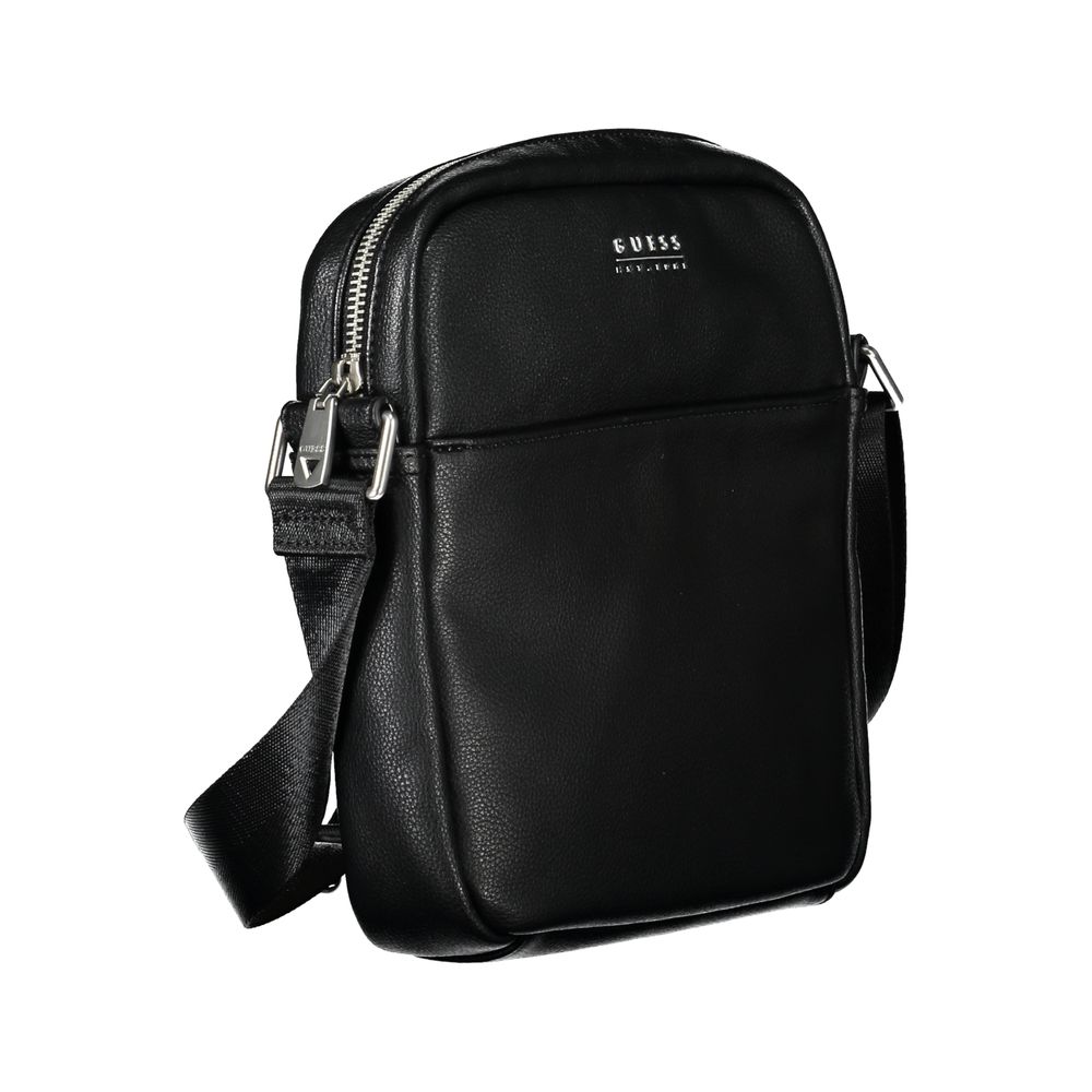 Black Polyethylene Shoulder Bag