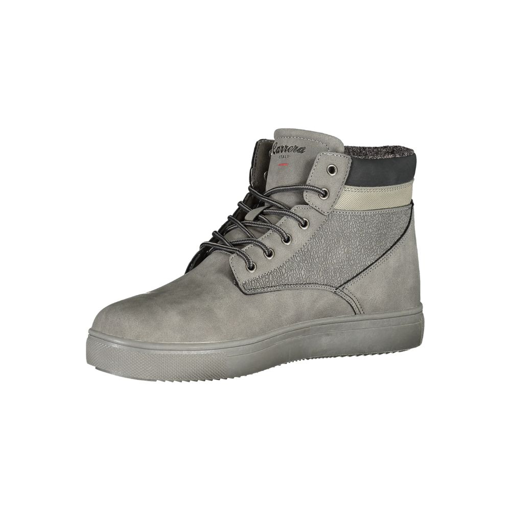 Brown Polyester Mens Boot
