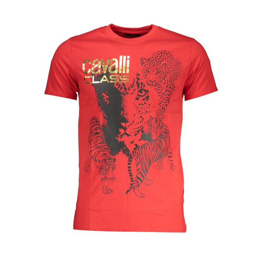Camiseta roja de algodón