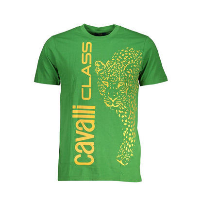 Camiseta verde de algodón