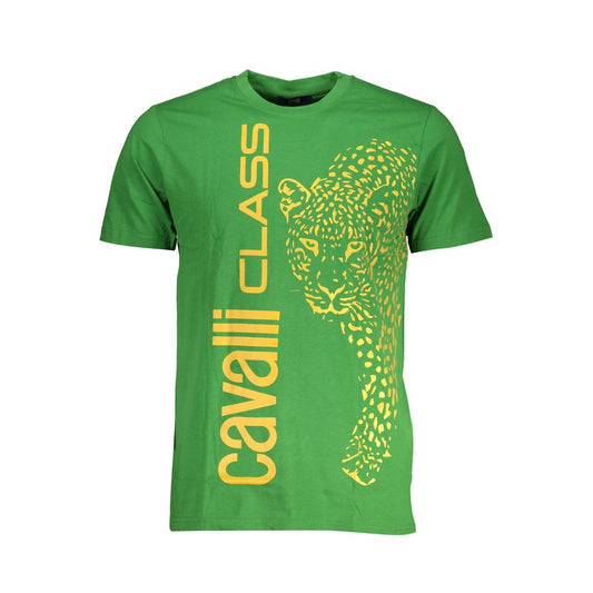 Camiseta verde de algodón