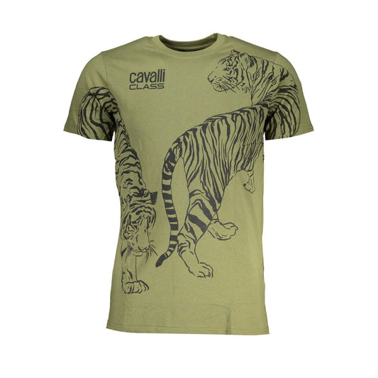 Camiseta verde de algodón