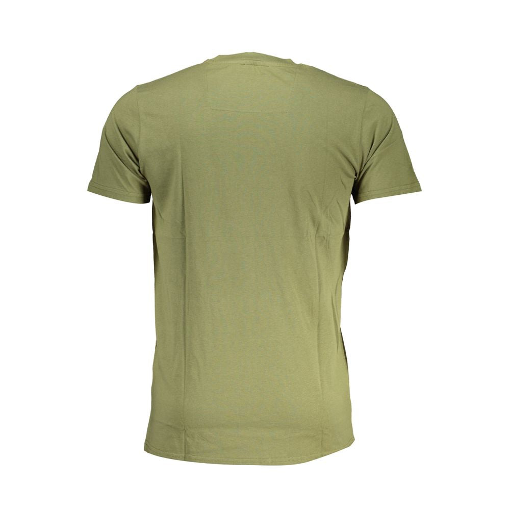 Camiseta verde de algodón