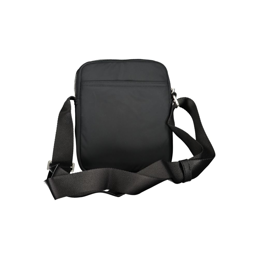 Bolso bandolera de poliéster negro