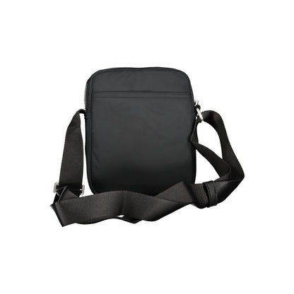 Bolso bandolera de poliéster negro
