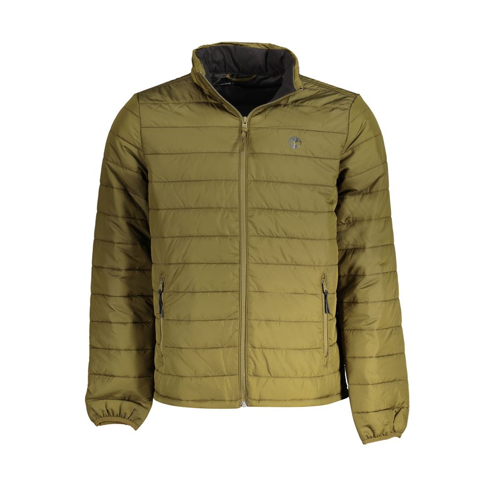 Chaqueta de poliéster verde
