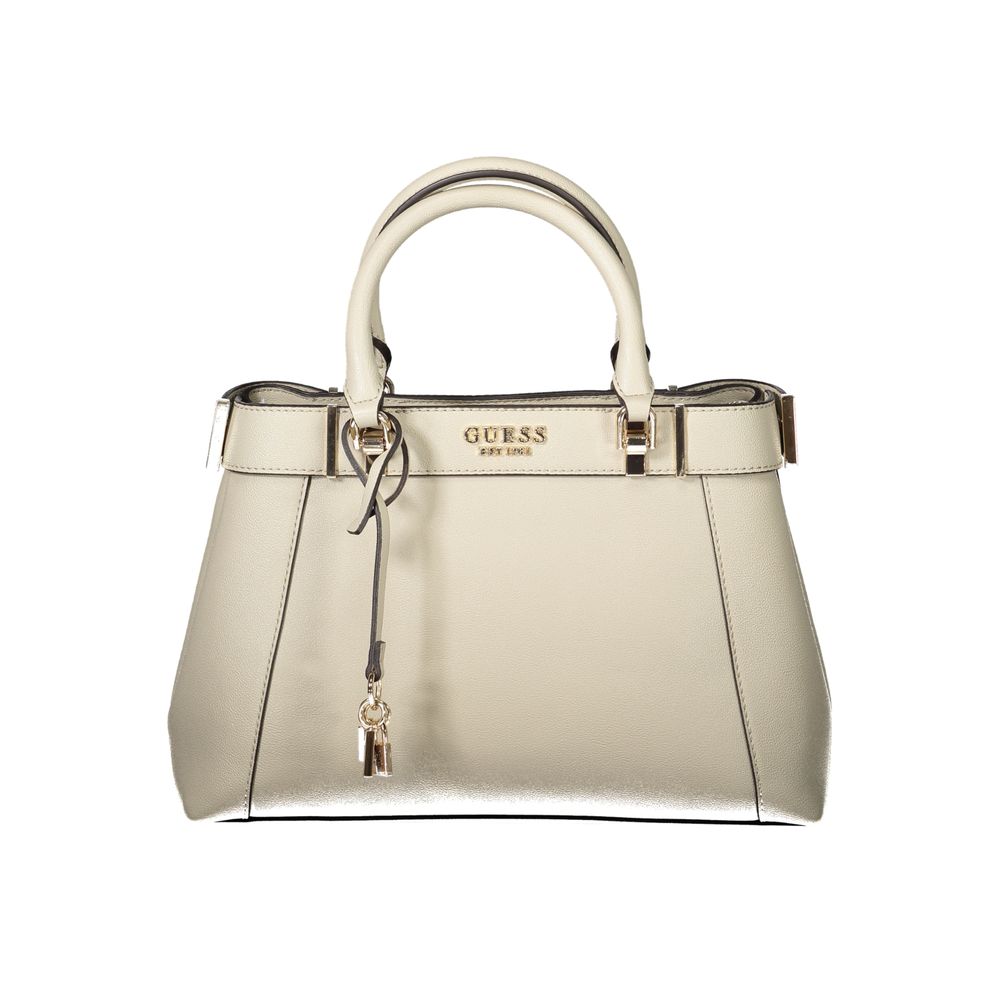 Beige Polyethylene Handbag