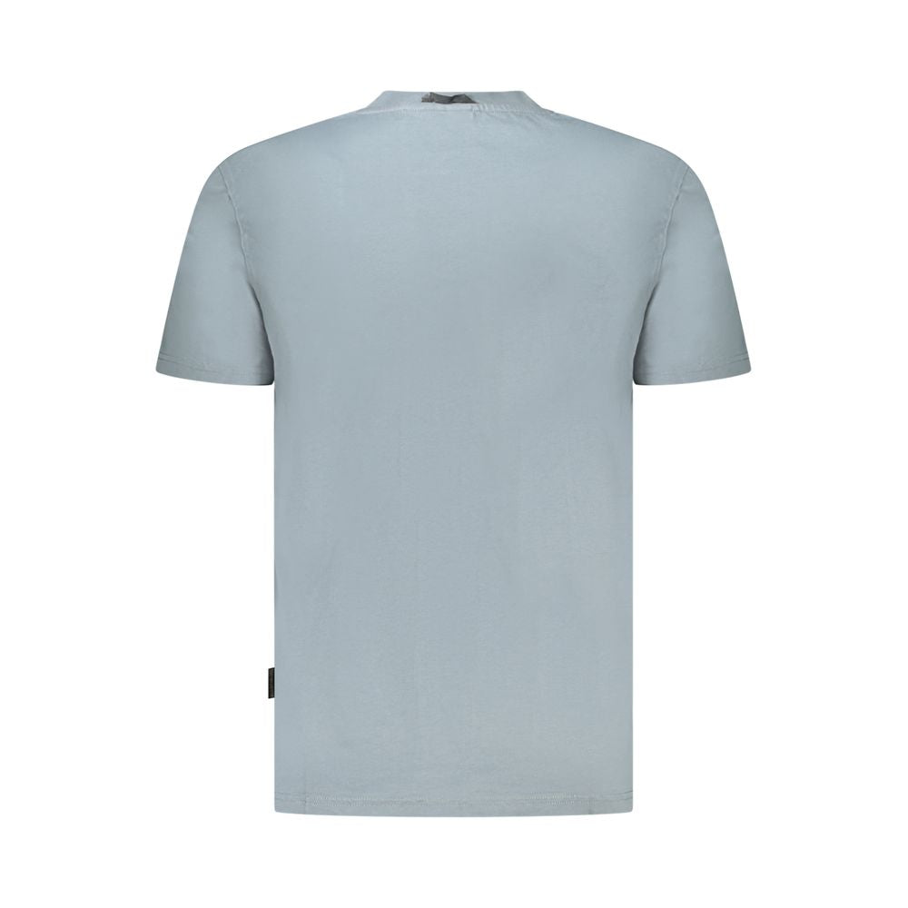 Camiseta marrón de algodón para hombre