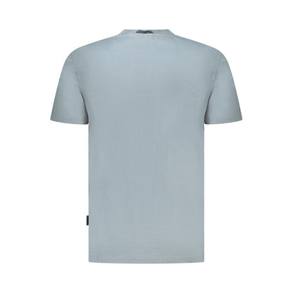 Camiseta marrón de algodón para hombre