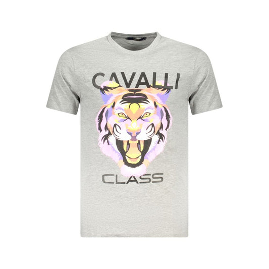 Camiseta marrón de algodón para hombre