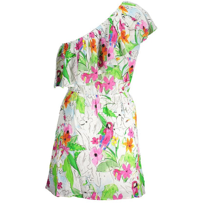 Vestido Blanco Viscosa Mujer