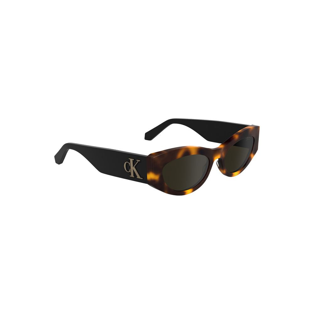 Brown Acetate Women Sunglass