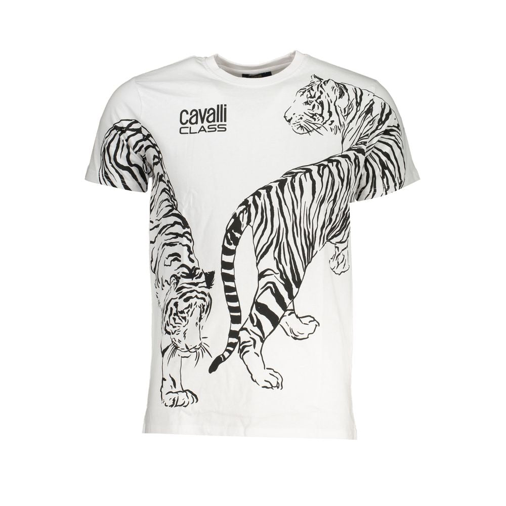 Camiseta blanca de algodón