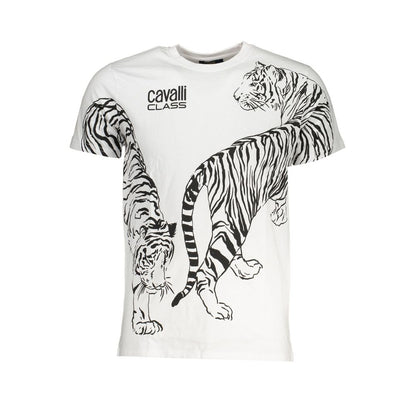 Camiseta blanca de algodón